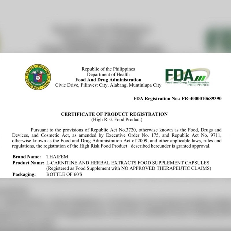 *Thaifem Trial Pack Beauty Enhancer